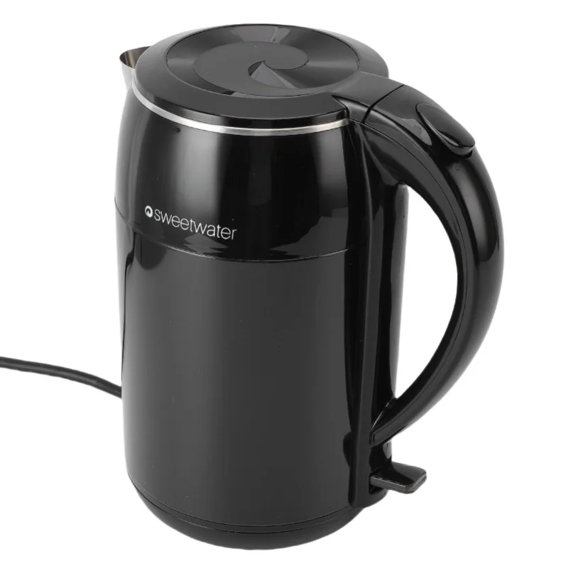 

Электрический чайник 1,8 л, 1500 Вт, из нержавеющей стали, двухслойный, с технологией защиты от ожогов, автоматическое отключение, для кипячения воды, вилка стандарта США