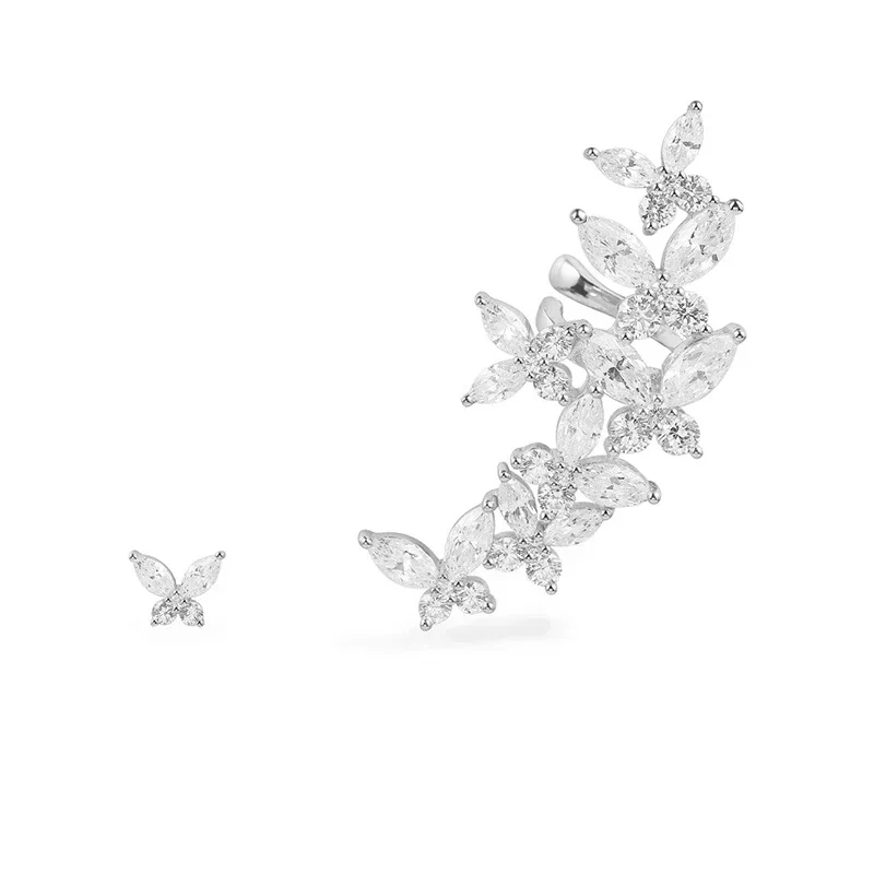 LI KI 925 Sterling Silver 2022 New Butterfly Earrings  Beautiful Fashion Jewelry Free Delivery Valentine'S Day Gift view 3