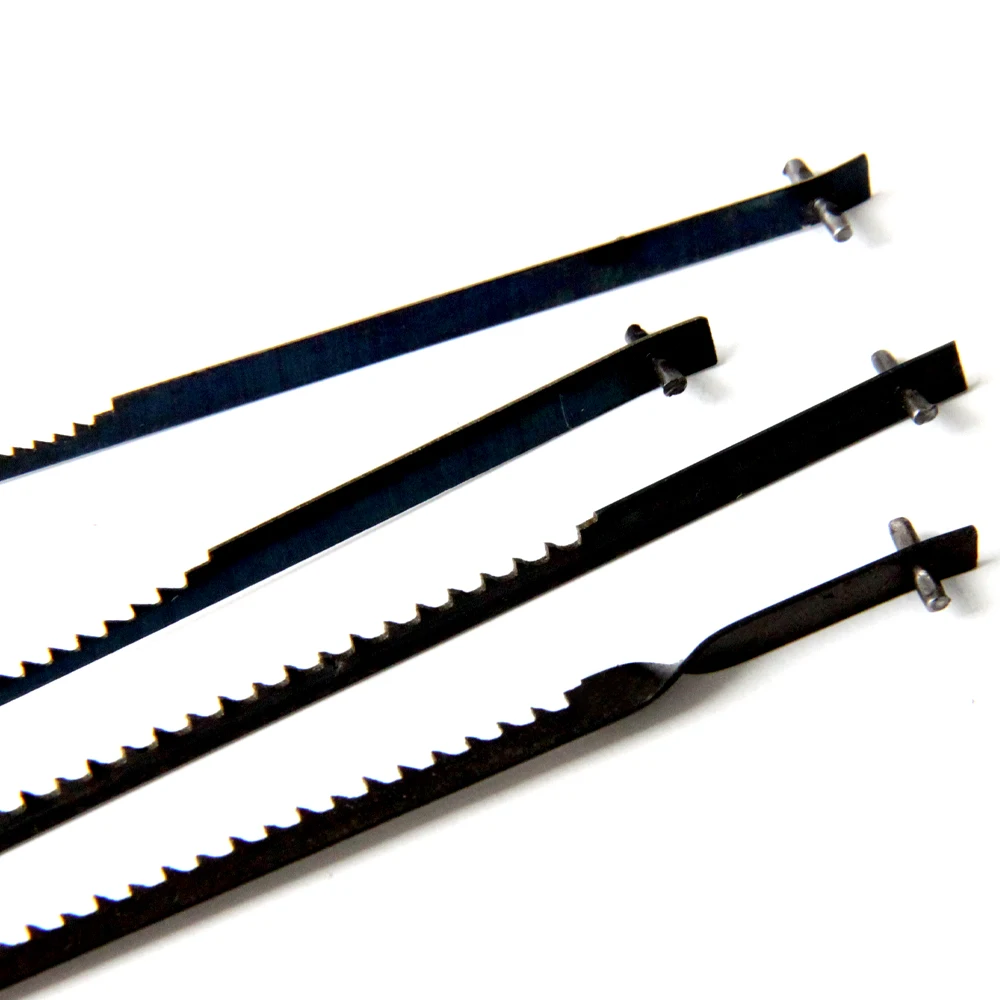 TASP 48pcs 4 Inch 105mm Pinned Scroll Saw Blades Wood Cutting for Dremel Moto Saw