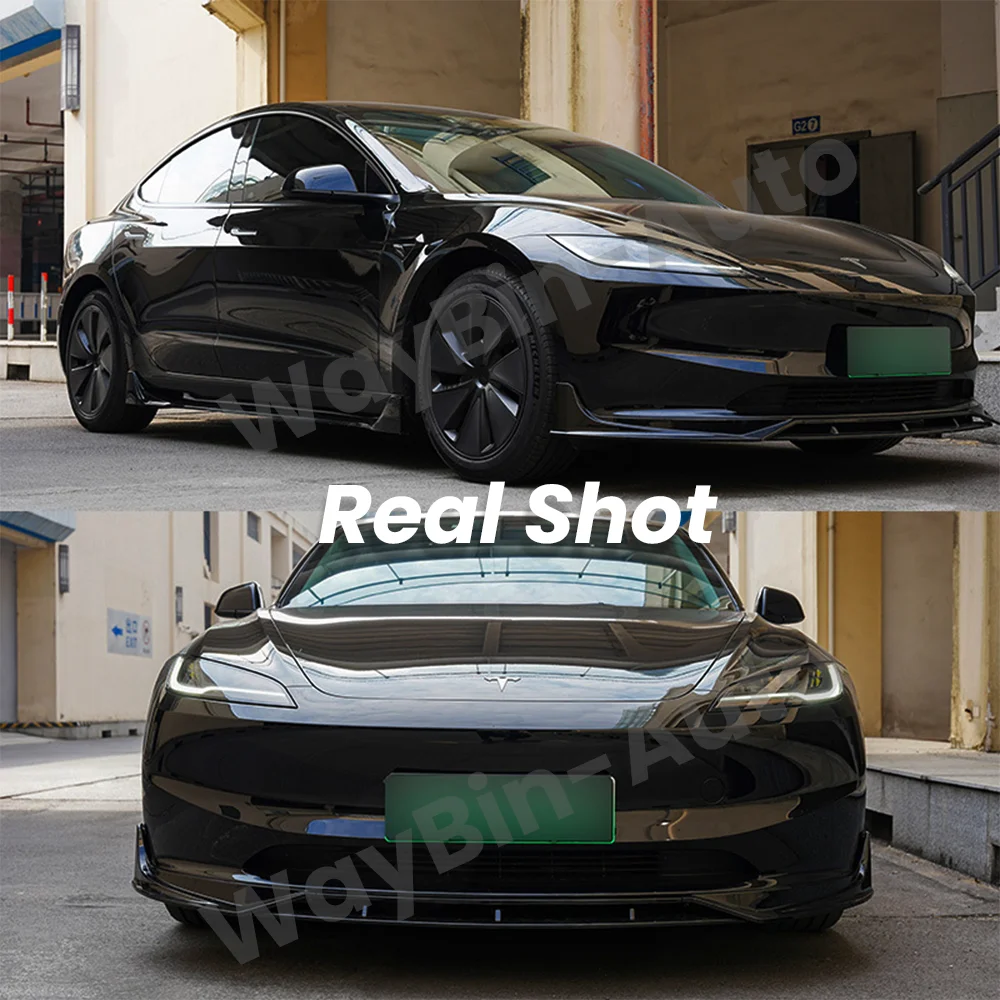 For Tesla Model 3 Highland 2024 BAKT BodyKit Front Lip Side Skirt Rear Spoiler Diffuser Tuning 2023 Exterior Auto Accesories