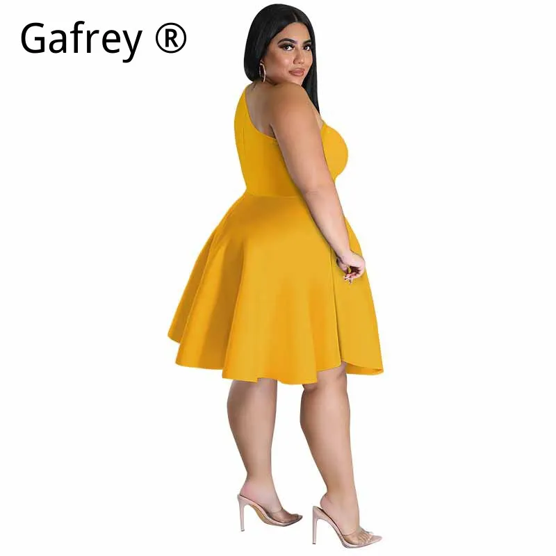 0XL 1XL 2XL 3XL 4XL 5XLPlus Size Women Sleeveless Flared Swing Evening Party Dress Elegant Formal Prom Gown Fashion Outfit