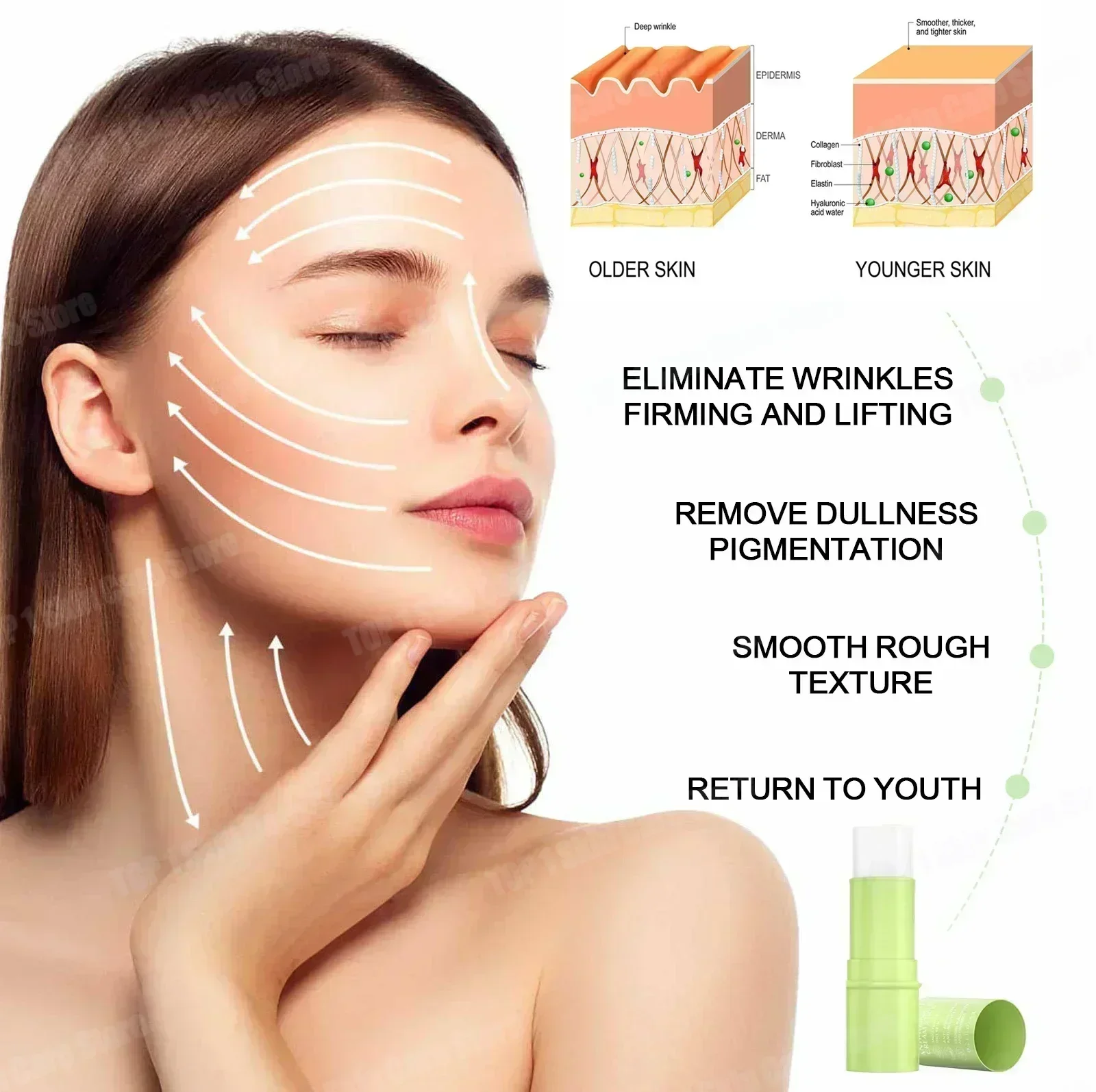 

Neck Lines Protein Cream to Hydrate Reduce Fine Lines - Nourishing and Anti-Wrinkle Formula