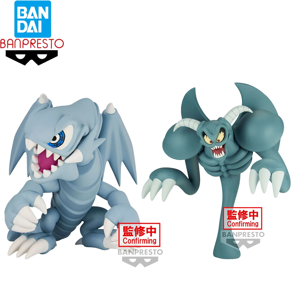 In Stock Banpresto Original Yu-Gi-Oh! Duel Monsters Toon Daemon Blue-Eyes Toon Dragon Anime Cartoon Monester Figures Model Toys