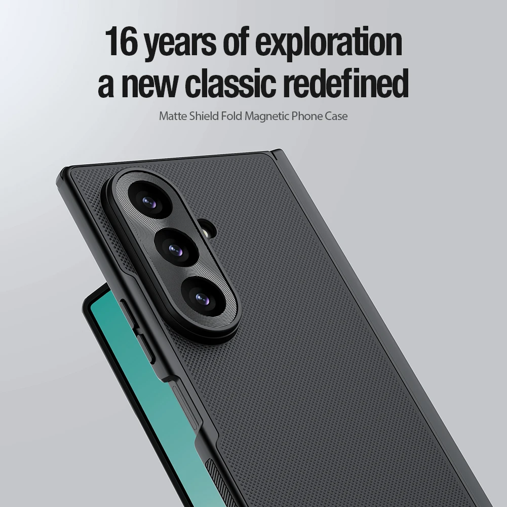 Nillkin For Samsung Galaxy Z Fold 8 Ultra/ 8 / 7 5G Magnetic Case PU+PC Super Frosted Fold Cover Protection For Z Fold 7 Case