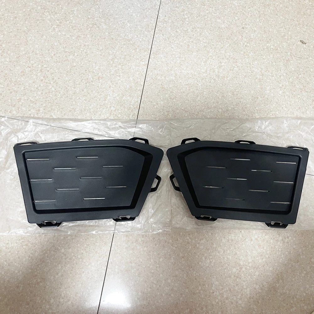 Car Front Lower Bumper grille grill Fog Light Cover Frame for BMW G30 525i 530i 540i Black Trim