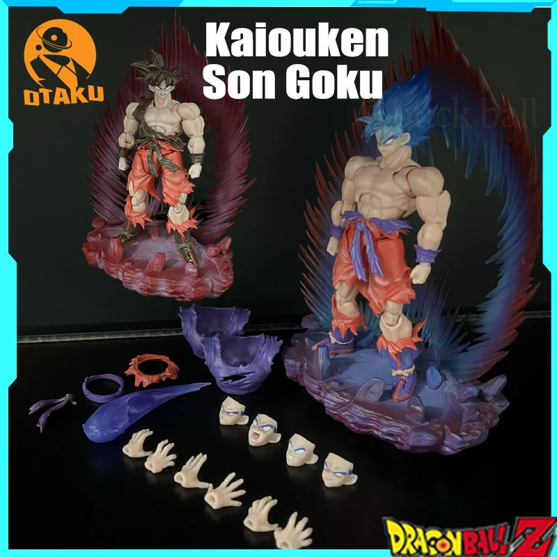 

NEW E&C Dragon Ball Z Goku Kaiouken Figure Super Saiyan Son Goku Action Figure PVC statue Model Collection Room Decora Desk Toys
