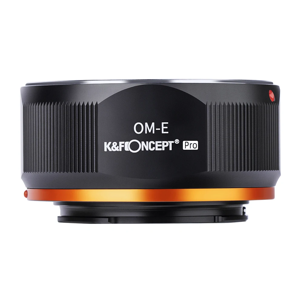 K&F Concept OM to NEX Camera Lens Adapter Hight-precision Lens Ring anual Lens Mount Adapter Compatible with Olympus Zuiko OM