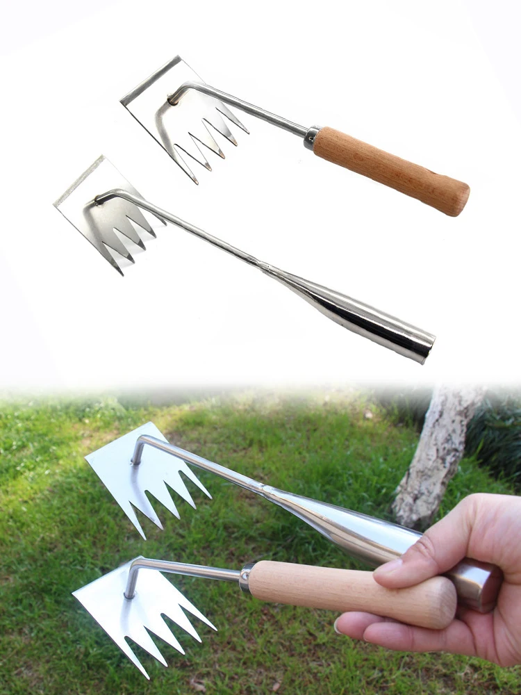 

Garden Grass Weeder 5 Teeth Plants Grass Root Weeding Hand Grass Pulling Tool Uprooting Weeding Artifact For Yard Patio