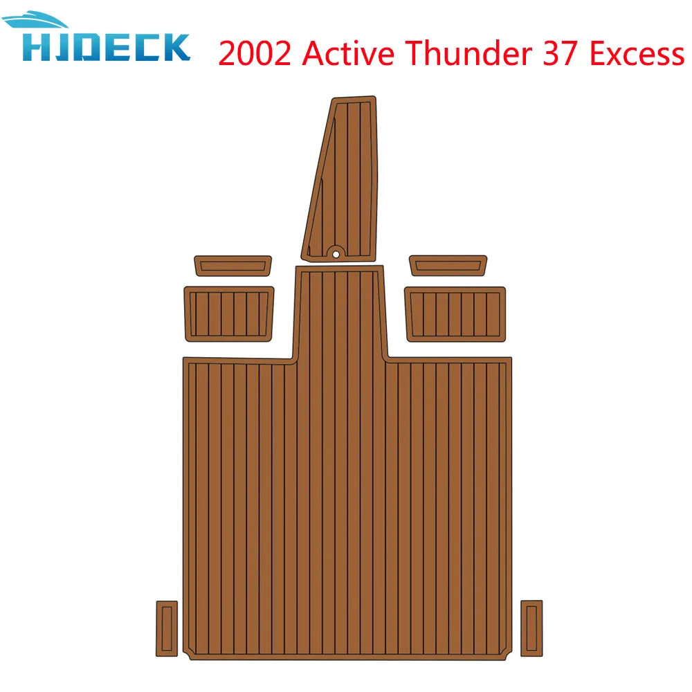 2002 Active Thunder 37 Excess Marine Boat Flooring EVA Foam Yacht Teak Decking Sheet Carpet Floor Pad Accept Customization