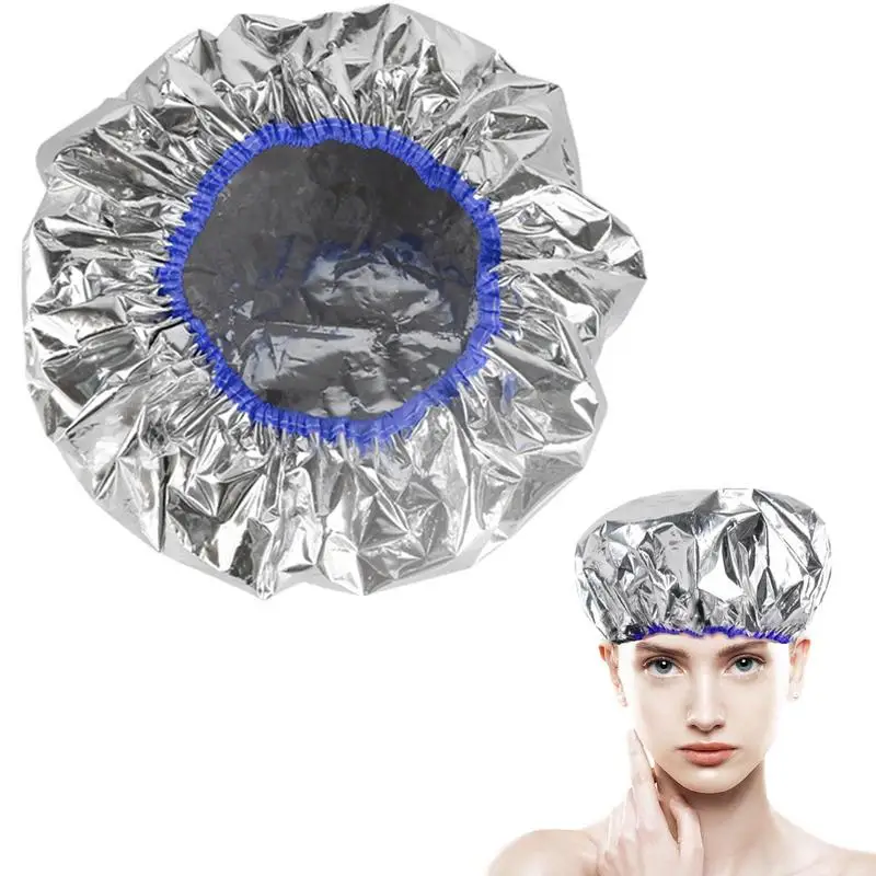 

Foil Cap Hair Heat Hair Deep Conditioning Aluminum Foil Cap Hair Coloring Caps Heat Shower Cap For Women Men Girls Boys