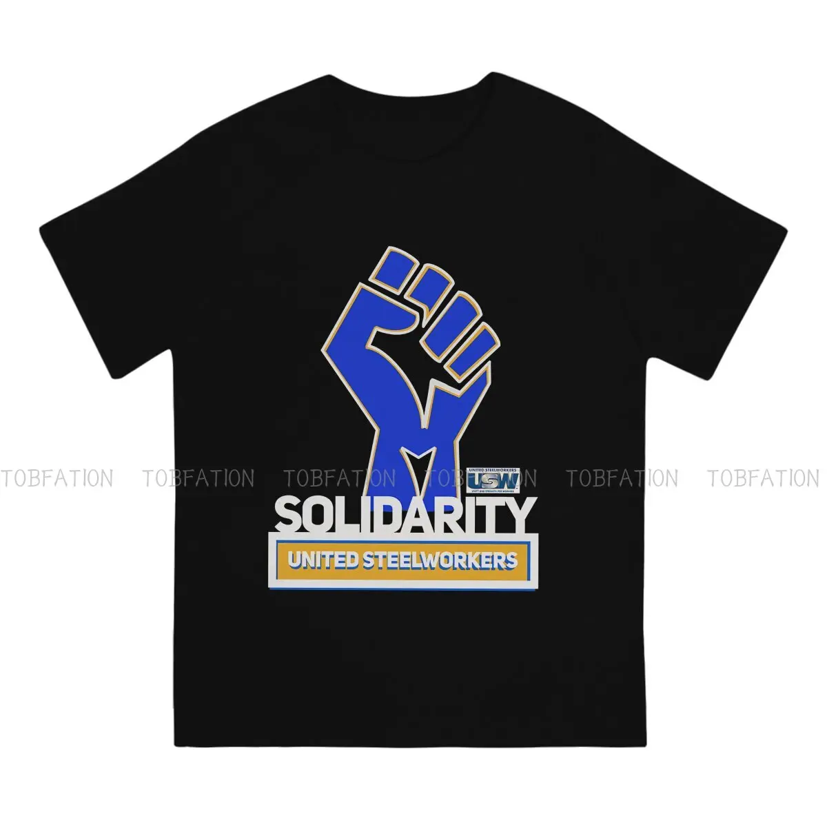 Solidarity United Steel Graphic TShirt Worker Style Tops Comfortable T Shirt Men Tee Special Gift Clothes