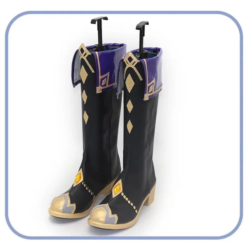 

25COSPJSK Kamishiro Rui Cosplay Shoes Anime Accessories Cosplay Props PU Leather Shoes Halloween Carnival Boots Custom Made