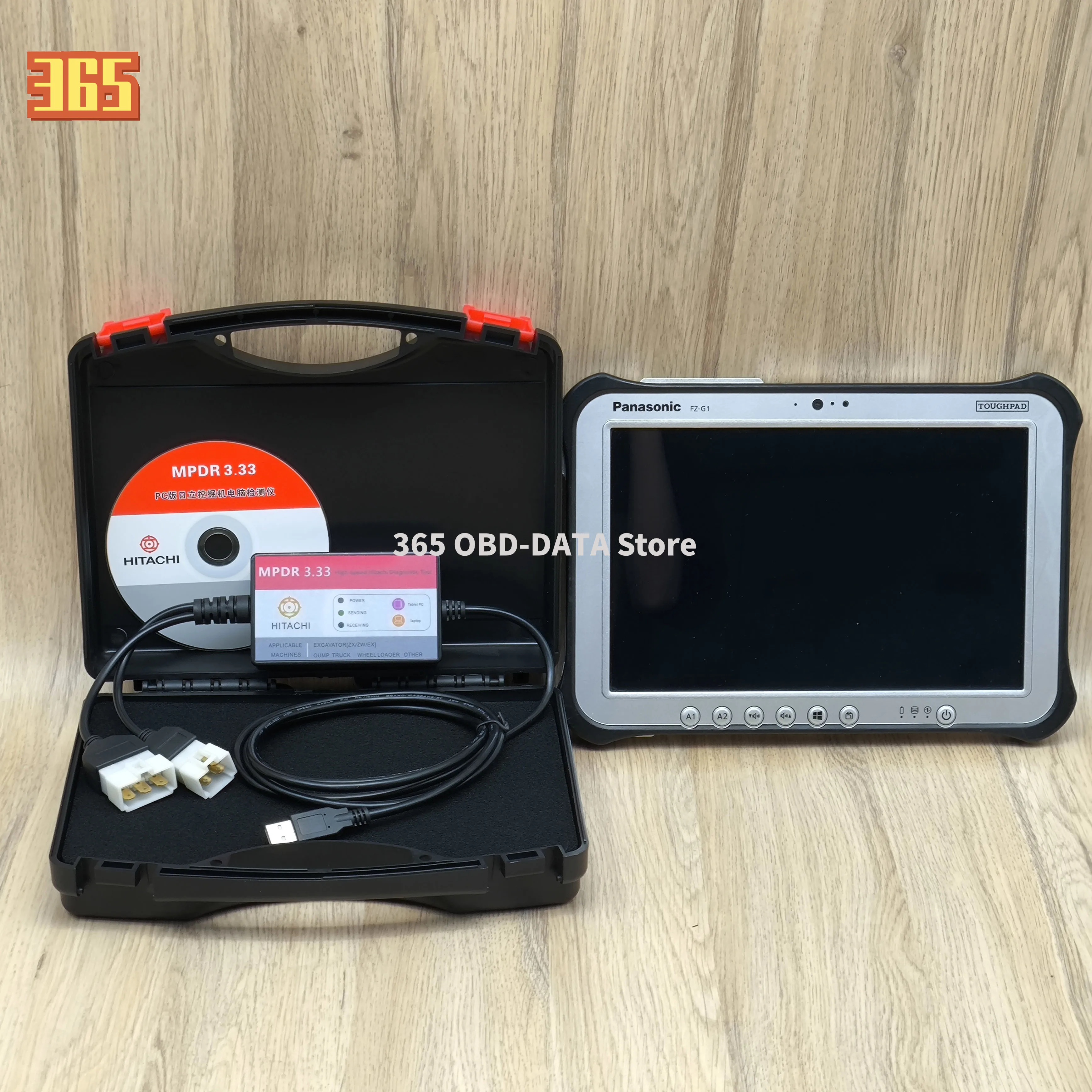 High-Speed Diagnostic Tool MPDR 3.33 3.9 with Functions for Hitachi Truck Excavator Wheel Loader Crawler Carrier ECU Engine