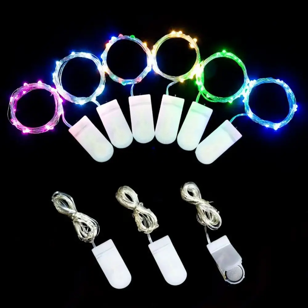 Decorative LED Copper Wire Lighting For Holiday Christmas Tree Flower Bouquet Cake Gift Box Flexible Fairy Lamp