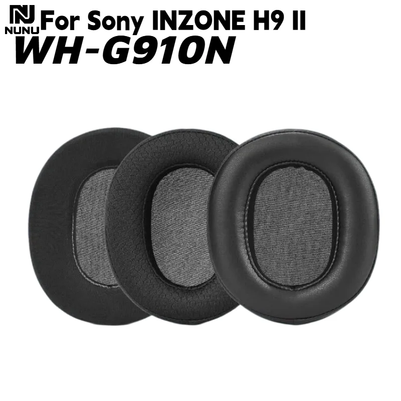 

Replacement Breathable football net/PU Ear Pads Ice gel with a buckle For Sony INZONE H9 II /WH-G910N Headphone repair parts