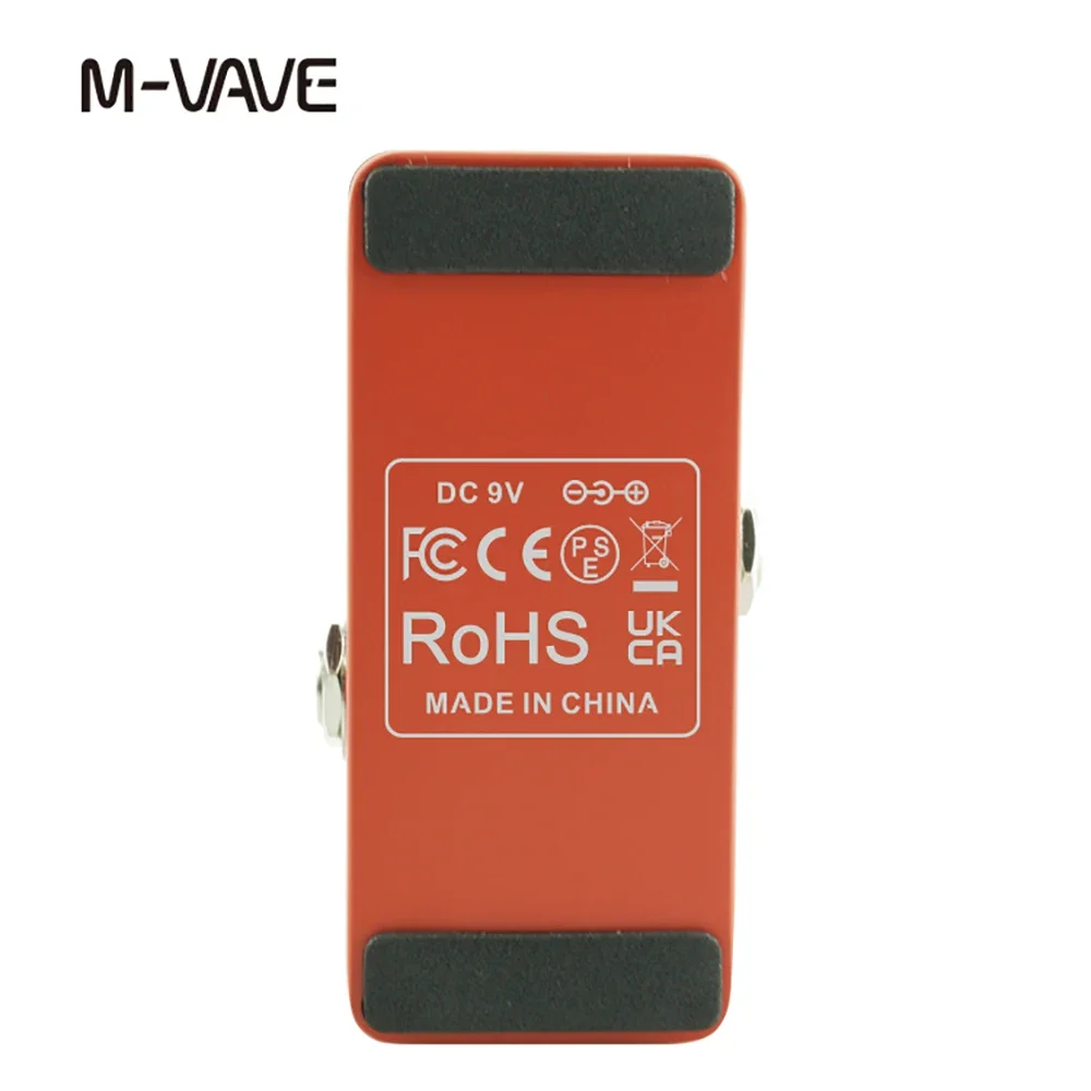 M-VAVE Guitar Distortion-British Effect Pedal British Distortion Effect True Bypass Pedal Electric Guitar Parts Accessories