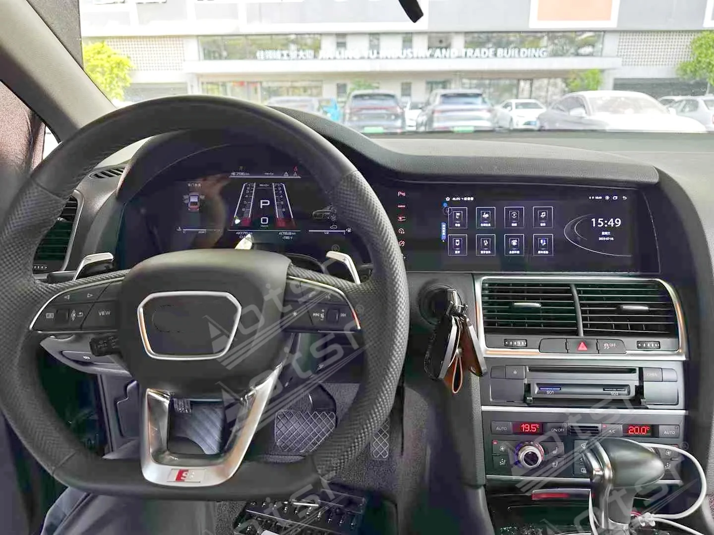 For Audi Q7 2006~2015 Android Car Radio Wireless Carplay LCD Dashboard Digital Cluster Virtual Cockpit GPS Navi Stereo Receiver