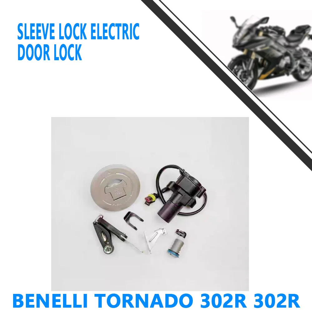 Cerradura de manga para motocicleta Benelli Tornado 302R 302r, cerradura de puerta eléctrica, cubierta de tanque de combustible, cerradura eléctrica, cerradura completa para coche
