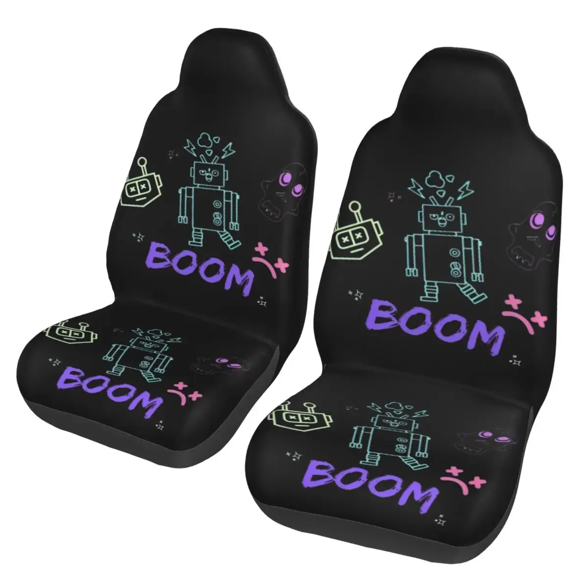 

Jinx Monkey Boom Универсальный чехол для автомобильного сиденья Водонепроницаемый женский Arcane Game Подушка для автомобильного сиденья Волокно Охота