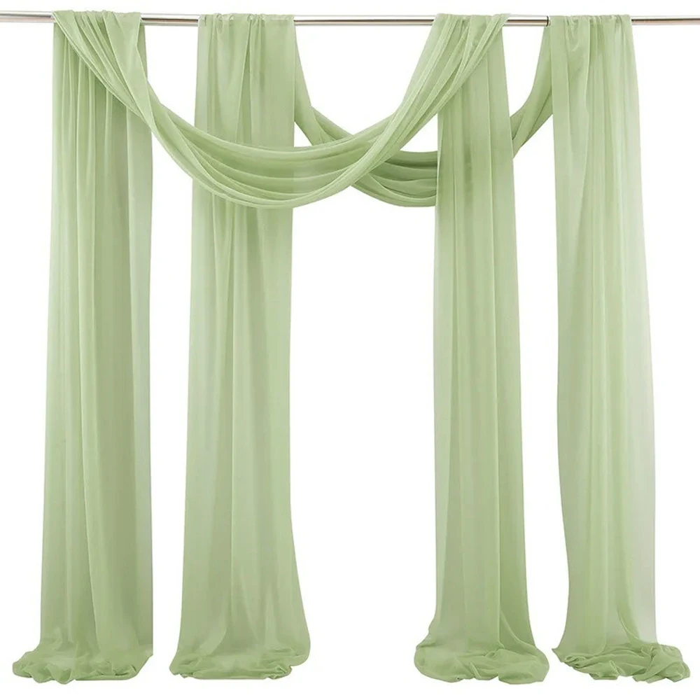 Outdoor Event Backdrop 300*75cm Elegant Drapery Elegant Event Backdrop Fabric Partitions Light And Airy Design