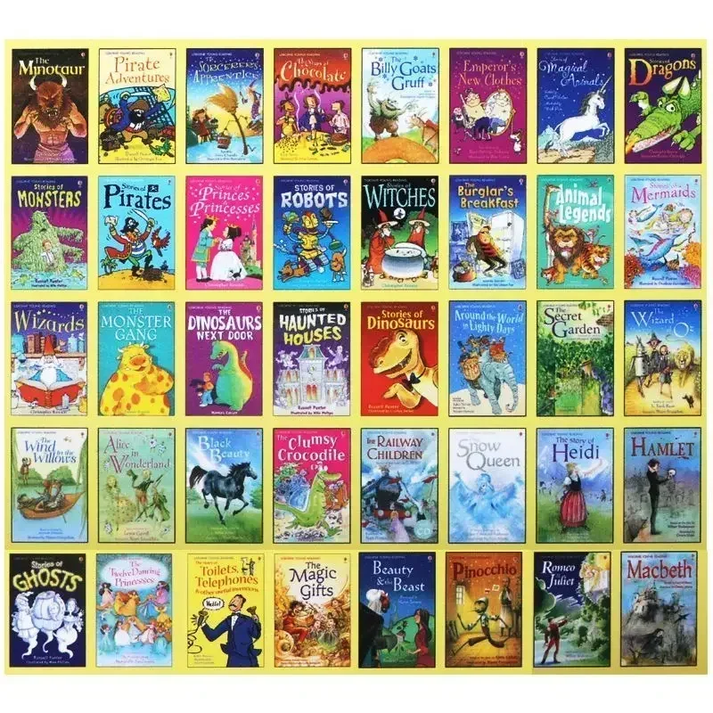 Books ofChildren's English Reading Story Picture Book Usborne My First Reading Library Bedtime Story Book Reading Book English