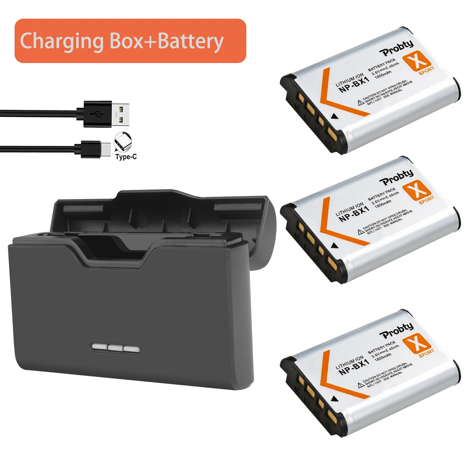 BX1 NP-BX1 Battery+Fast Charger Box TF Card Storage For Sony HX300 HX400 HX50 HX60 GWP88 AS15 WX350 DSC RX1 RX100