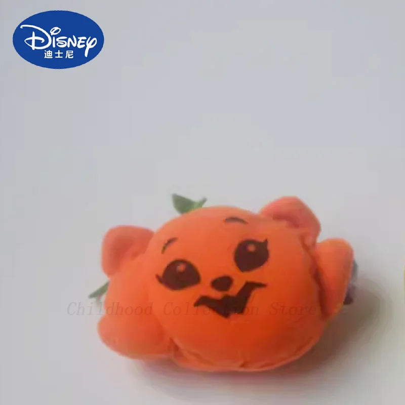 Kawaii Disney Halloween Series Pumpkin Action Figure Toys Mickey Minnie Mouse Winnie Pooh Bear The Aristocats Marie Cat Stitch