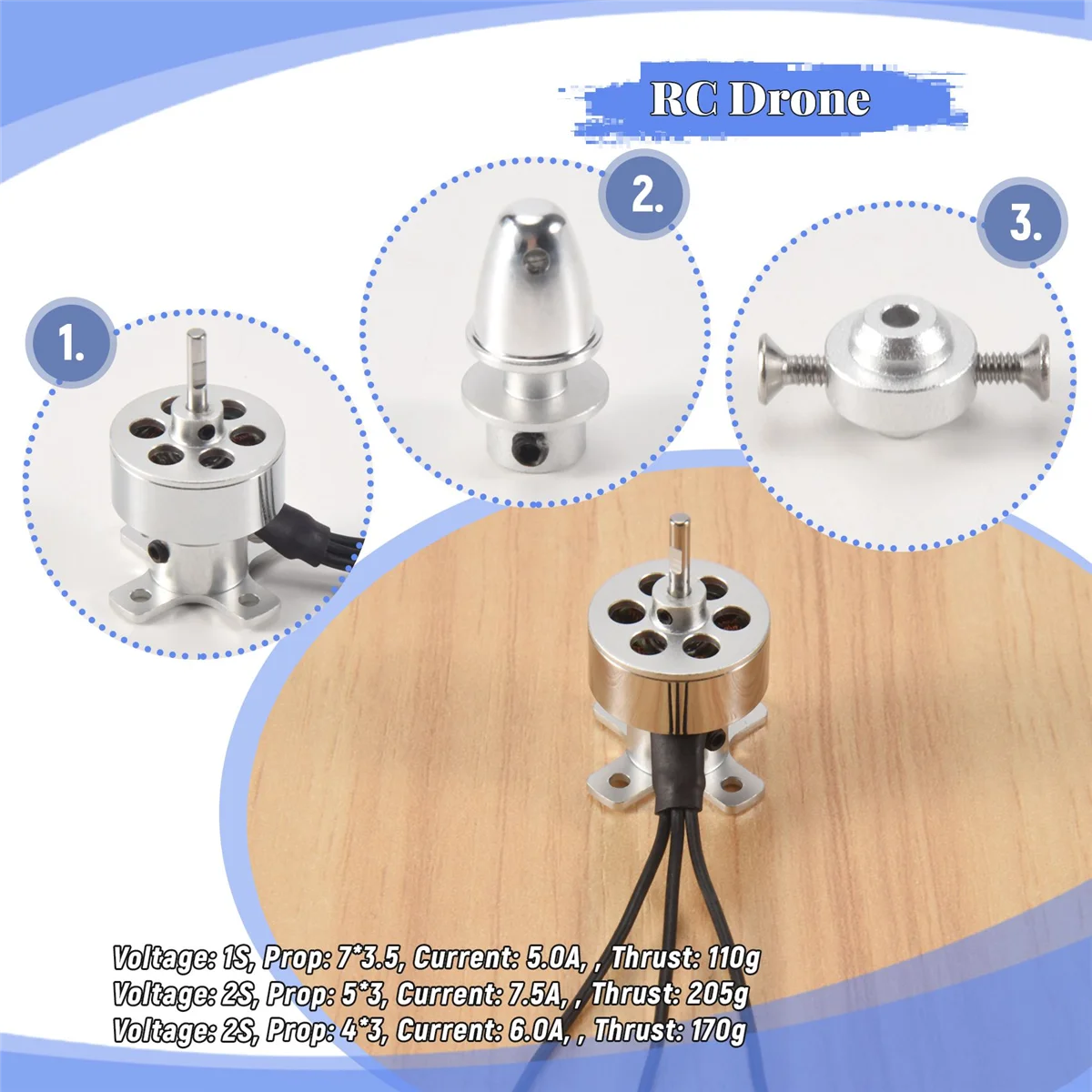 RC ملحقات طائرة بدون طيار 10G فرش السيارات خارج عداء 1811 3800KV لطائرة التحكم اللاسلكي