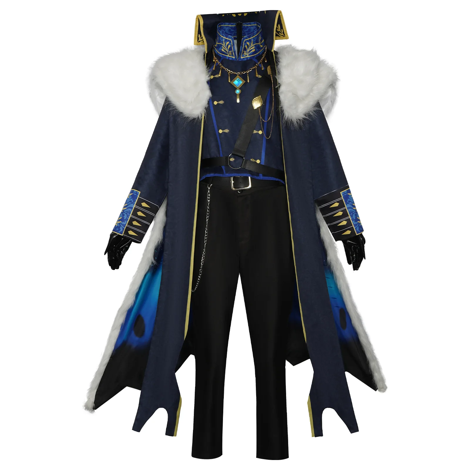 

Diablo Warden COS Costume Regulator Jailer Uniform Highly accurate reproduction Full set with cape + handcuffs + belt etc.