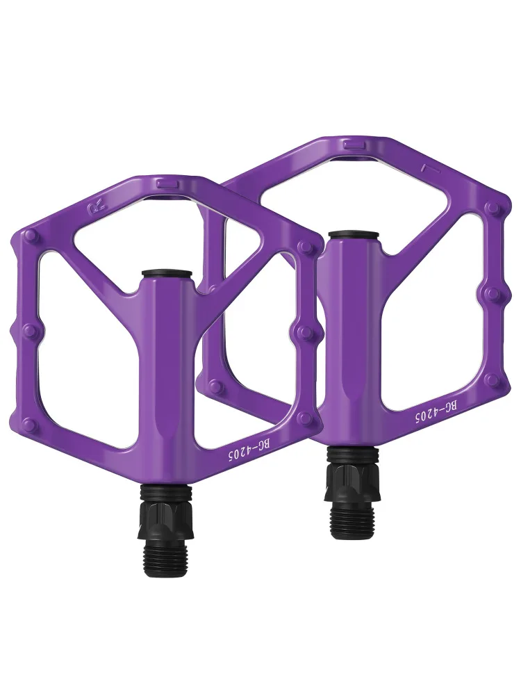 AliExpress Vorcool Aluminum Alloy Pedal Road Bike Pedals for Purple Cycling Mountain Metal Aluminium Flat Clips Kids