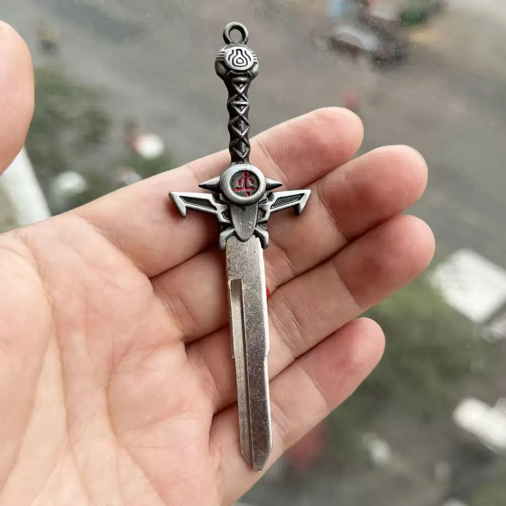 

Crucible Sword Motorcycle Key Replacement Handle Requires Manual Polishing of Key Holder Personalized DIY Motorcycle Keys Head