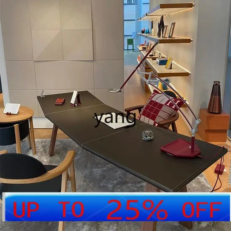 

LH household solid wood desk living room study computer table modern simple desk