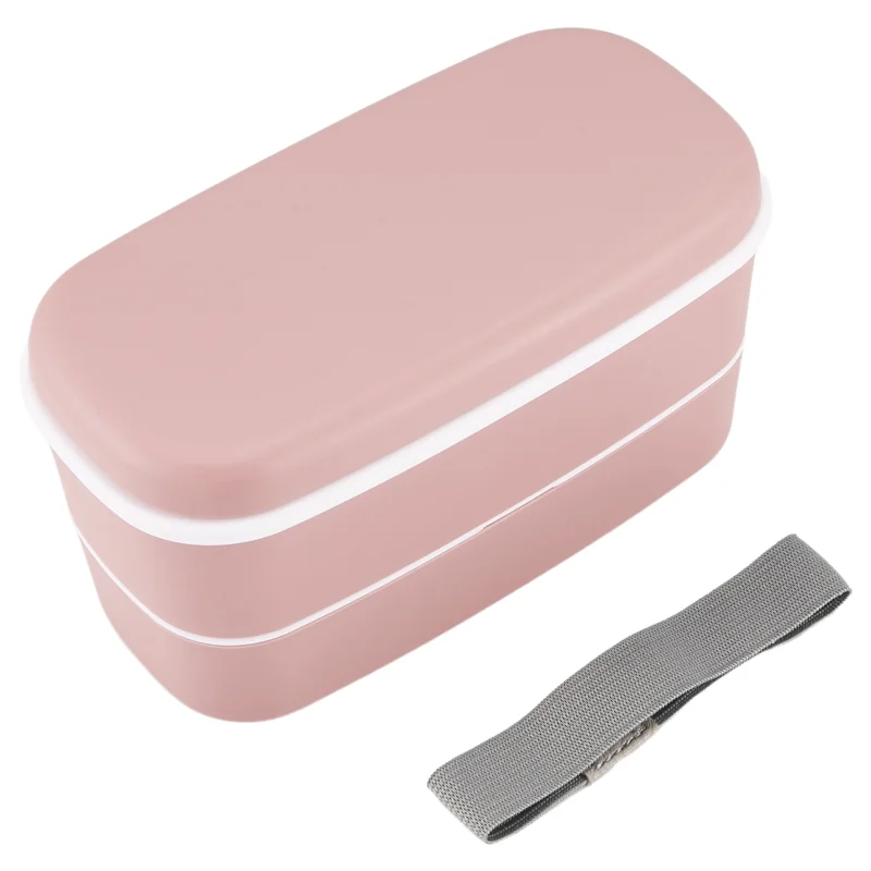 Lunch Box a 2 strati per microonde con scomparti isolati a tenuta stagna