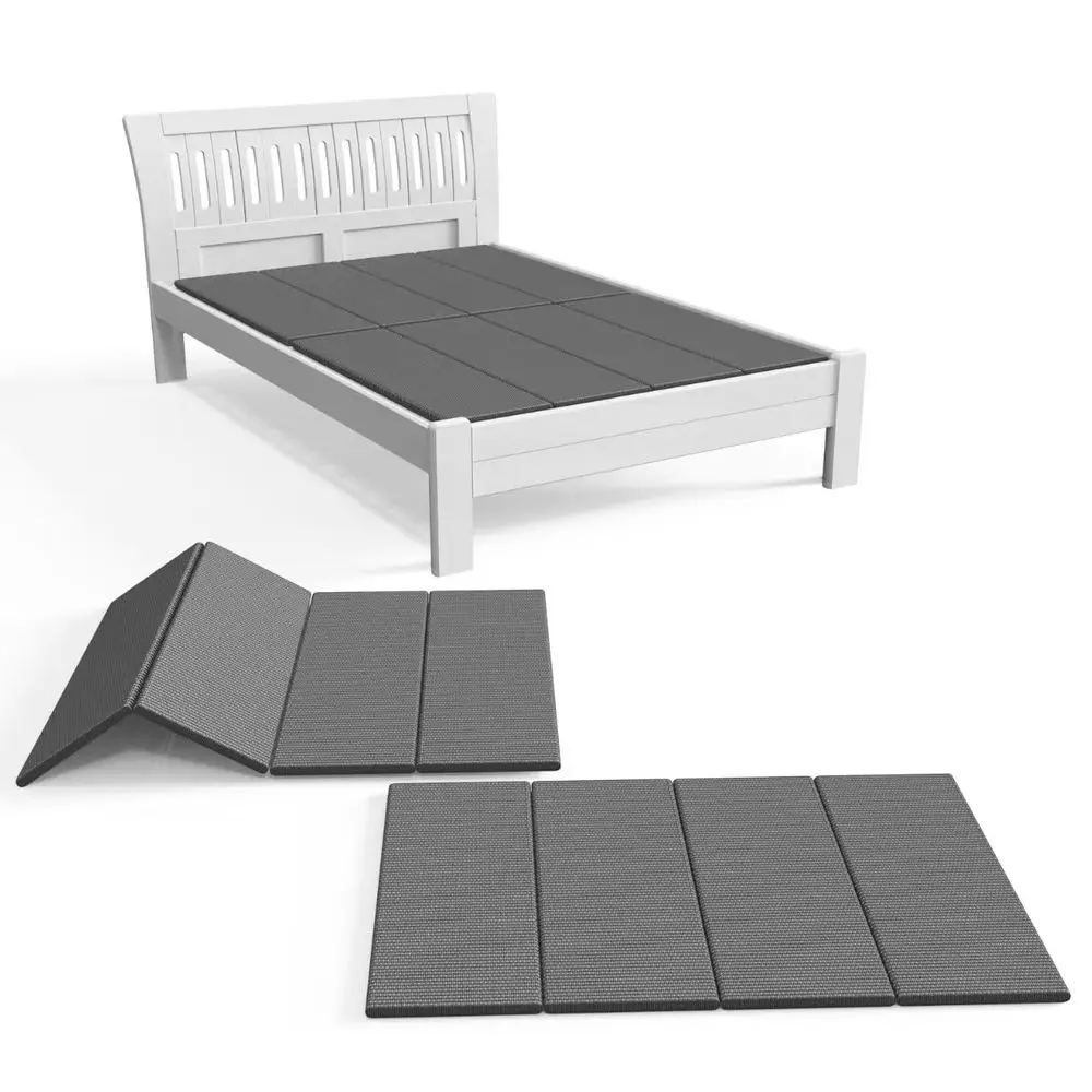 

Тонкая подложка для матраса, складной пружинный каркас, размер King Size 57.5x80, для большой двуспальной кровати 10 мм, плоские пружинные элементы для поддержки матраса, легкие и тонкие, Br
