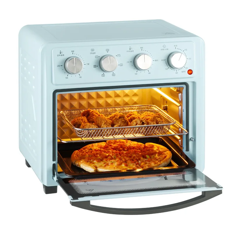 Friteuse à air électrique multifonction en aluminium, four domestique, cuisson automatique de gâteaux, petit, capacité de 25L, direct d'usine