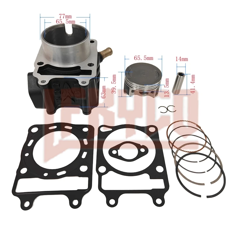 

Motorcycle Engine 65.5mm Cylinder Kit Motor for LIFAN KPS200 KPT200 KPR200 LF200-10R 200-10P KPS KPT KPR 200 V16 V19 Motoblock