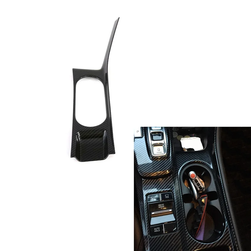 

Автомобильный держатель для стакана с водой, накладка на рамку для Hyundai Sonata 2020-2022, аксессуары для интерьера, АБС-пластик из углеродного волокна