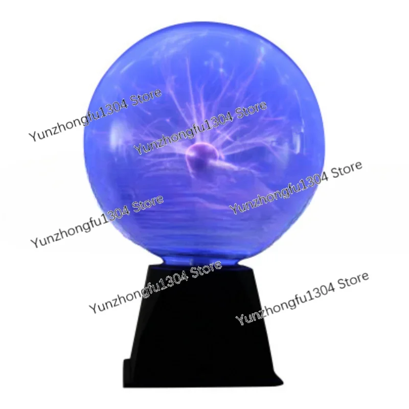Electrostatic Induction Glow Plasma Ball 10-12 Inch Red Light Blue Light Science and Technology Museum Exhibition Ball