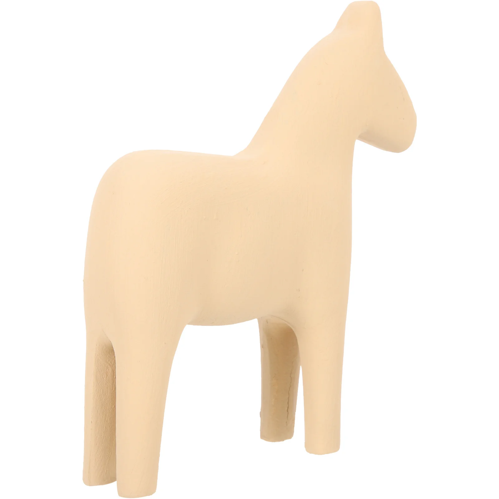 

1pcs Wooden Horse Ornament Premium Craft Home Decor Smooth Edge Kids Room Adornment Desktop Shelf Table Decor Accessory