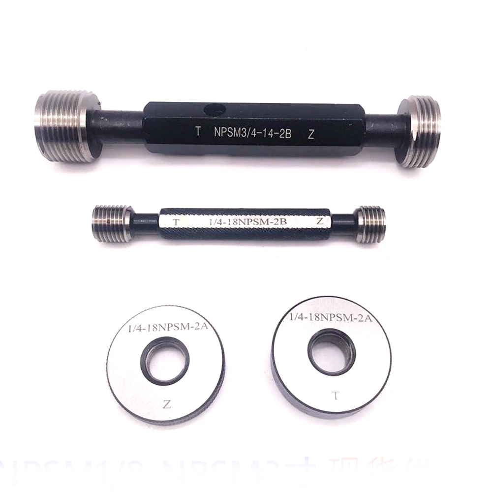 Imagem -06 - Calibre Americano da Tomada da Linha da Tubulação de Npsm Calibre do Anel da Linha da Tubulação Calibre Npsm 111.5 1 Npsm1 2