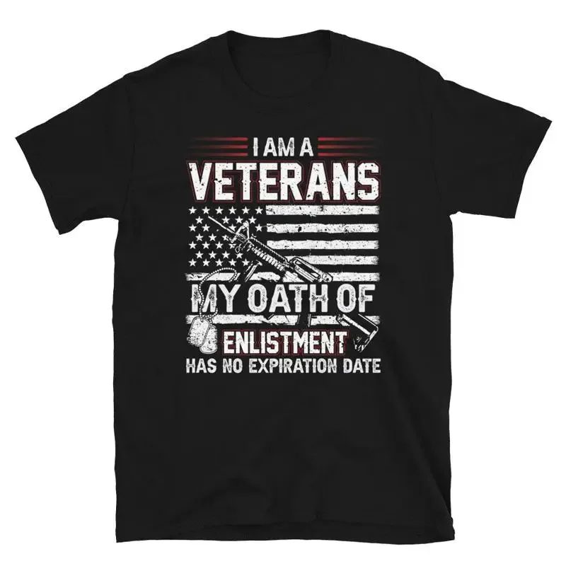 Enlistment Has No Expiration Date US VETERAN Awesome Graphic Classic