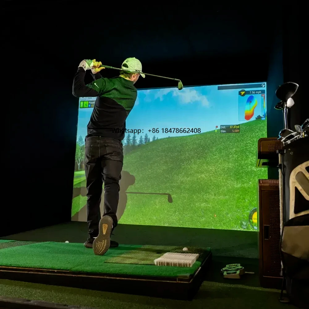 

Amusement Park Fun Golf Simulator Training Aids Interactive Golf Simulators for Park Guests