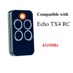 Compatible with ECHO TX4 RC Garage Door Remote Control 433MHz Rolling Code Gate Remote Control Garage Door Opener Transmitter