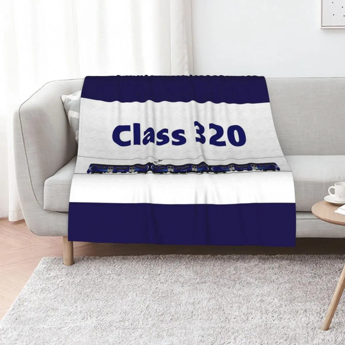 CLASS 320 SCOTRAIL TRAIN Throw Blanket Sofa Warm Luxury St Travel Thin Sofa Throw Blankets