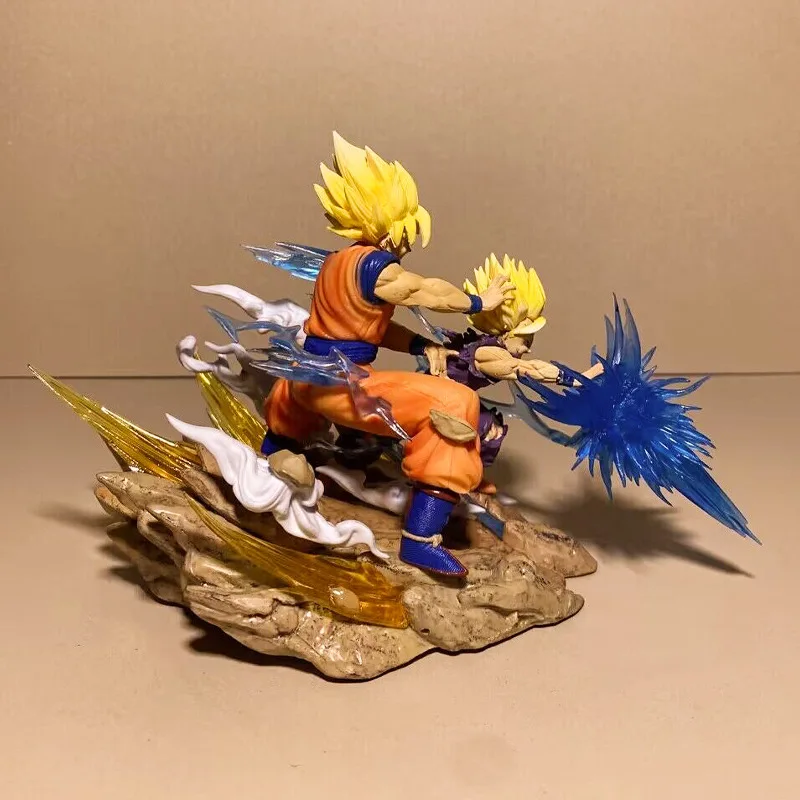 

Dragon Ball Cell Vs Goku Gofan Battle Scene Anime Figure Model Gk Statue Boys Collection Desktop Decoration Ornament Toys Gifts