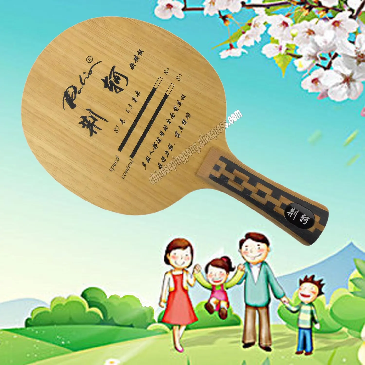 

Palio JingKe Table Tennis Blade 7Wood 4Carbon Allround Table Tennis Blade for Ping Pong Racket JingKe