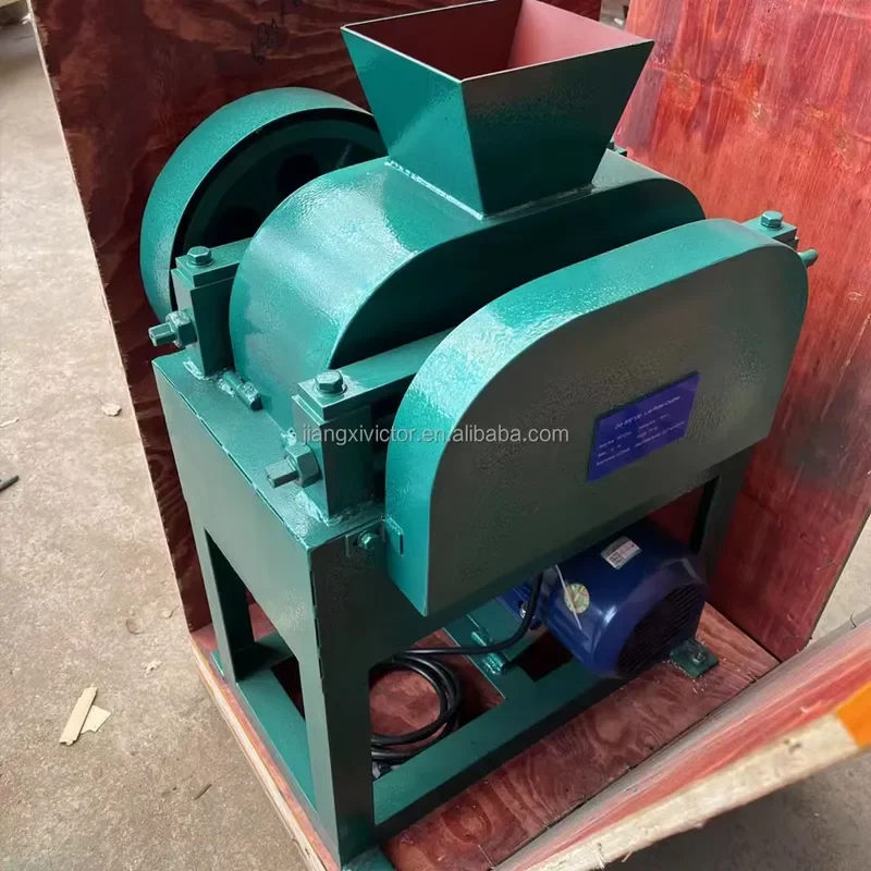 i Ore Crusher Laboratory Coal Crushing Laboratory Small Mini Mobile Double Roller Crusher for Rock Stone Ore