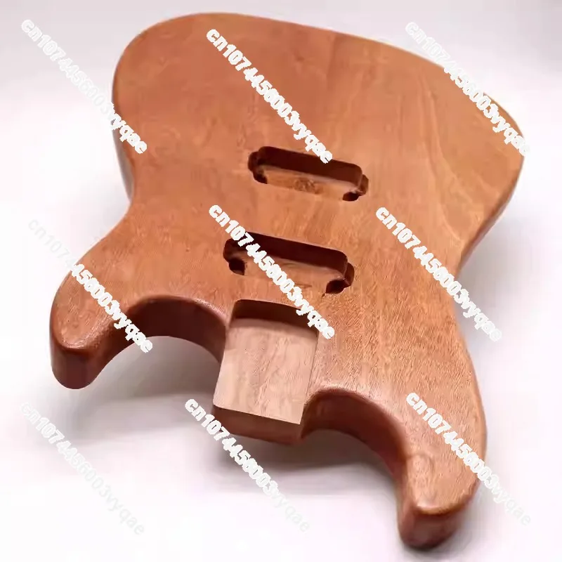 Electric Guitar Body DIY Modified Guitar Body Unfinished No Bridge Guitar Replacement Parts
