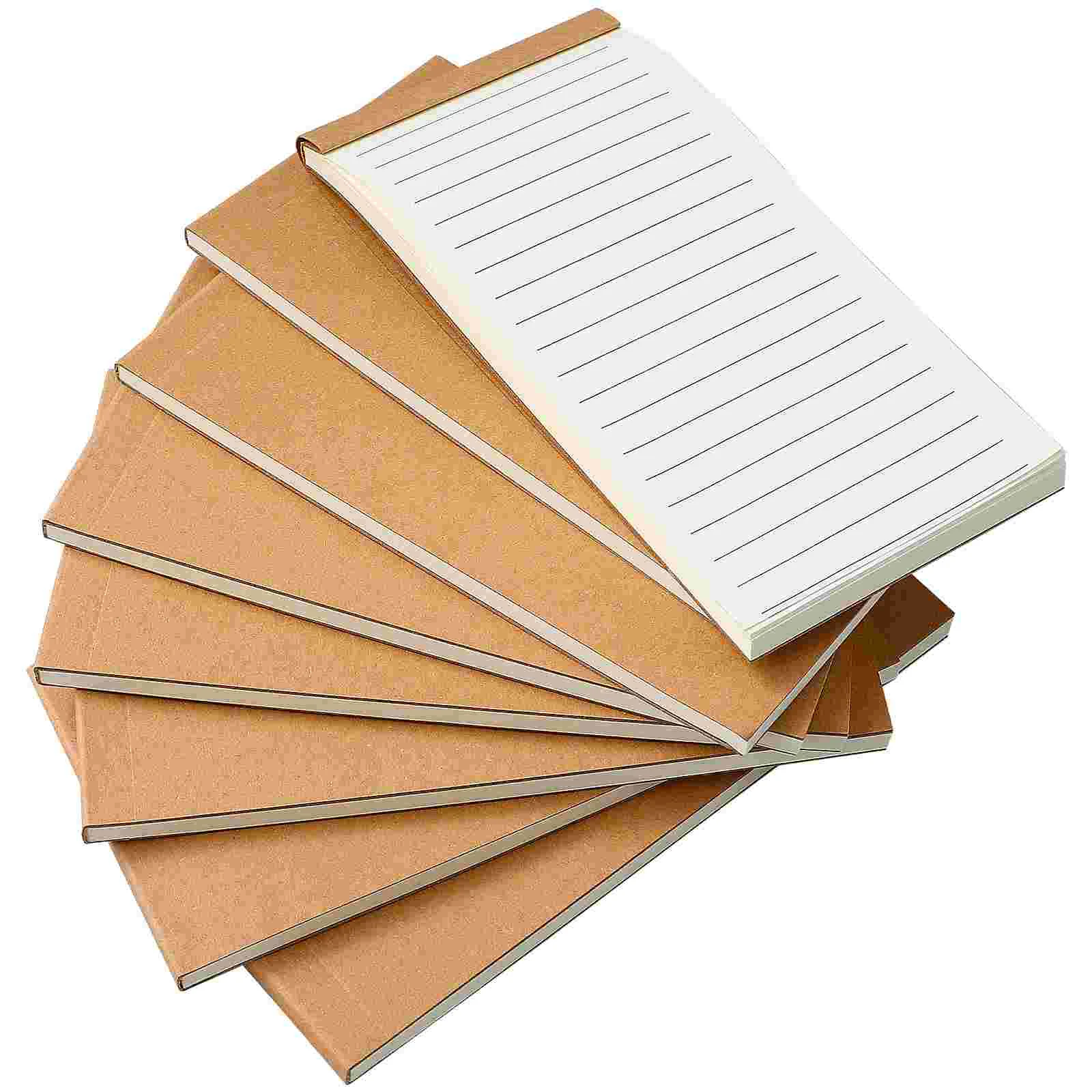 8 Pcs Notebook Pads Writing Shopping List Small Office Paper Scratch Notepad for Kids