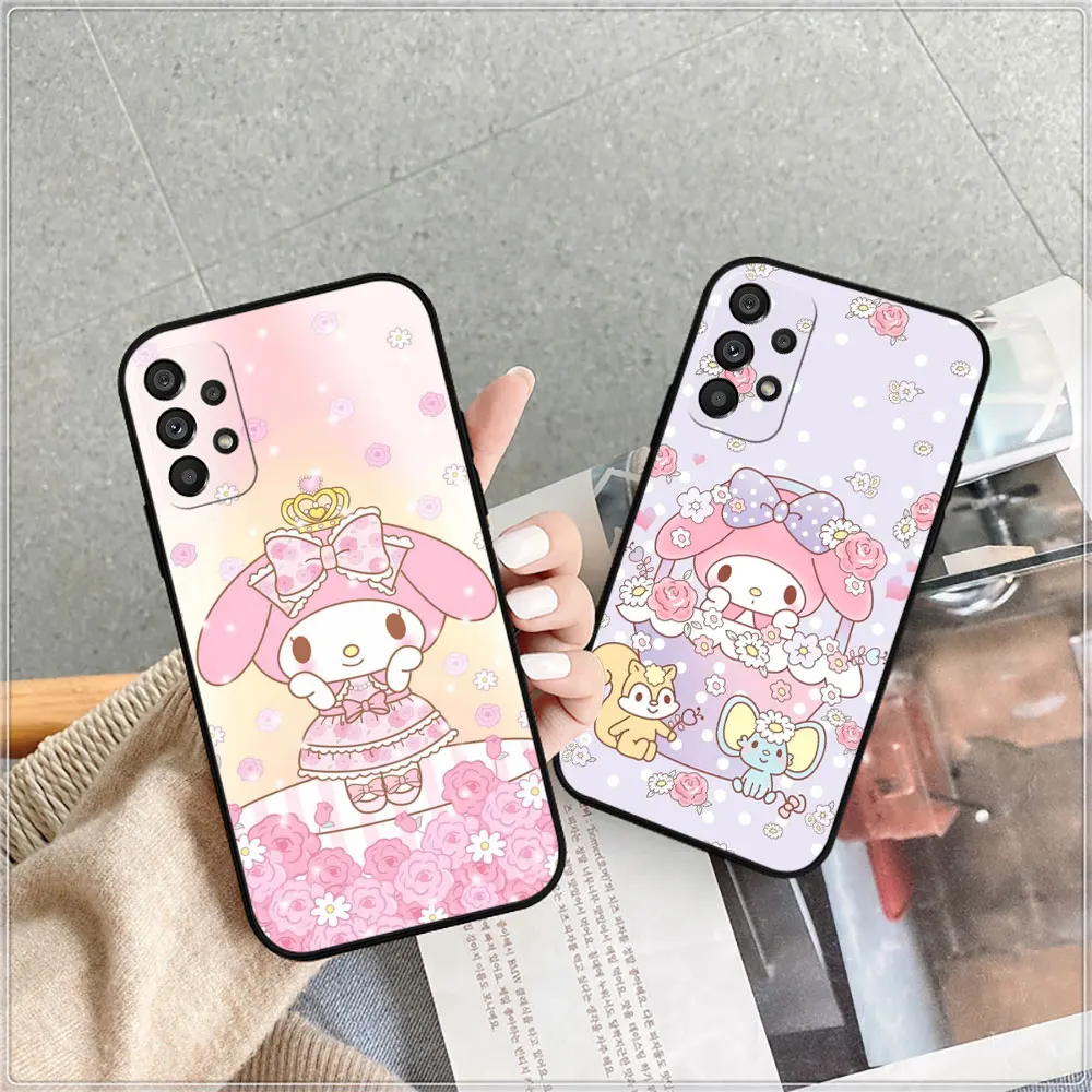 Cartoon My Melody Phone Case For Samsung Galaxy A52 A54 A53 A55 A51 A50 A72 A71 A73 A90 A80 A42 A35 A34 A33 A32 A31 A52S Cover